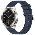 For Xiaomi Watch S3 22mm Textured Silicone Solid Color Watch Band(Midnight Blue) - 1