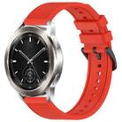 For Xiaomi Watch S3 22mm Textured Silicone Solid Color Watch Band(Red) - 1