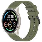 For Xiaomi MI Watch Sport 22mm Textured Silicone Solid Color Watch Band(Green) - 1