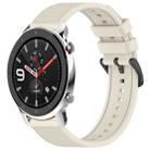 For Amazfit GTR 4 22mm Textured Silicone Solid Color Watch Band(Starlight) - 1