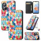 For ZTE Blade L220 CaseNeo Colorful Magnetic Leather Phone Case(Magic Space) - 1