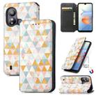 For ZTE Blade L220 CaseNeo Colorful Magnetic Leather Phone Case(Rhombus) - 1