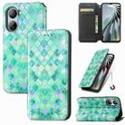 For ZTE Libero 5G IV CaseNeo Colorful Magnetic Leather Phone Case(Emeralds) - 1