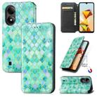 For ZTE Blade A33S CaseNeo Colorful Magnetic Leather Phone Case(Emeralds) - 1