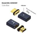 Magnetic HDTV 2.1 Female to Male Converter 8K HD Transmission Video Adapter, Color:Dark Blue - 1