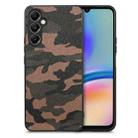 For Samsung Galaxy A05s Retro Camouflage Leather Back Phone Case(Brown) - 1