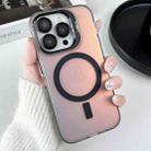 For iPhone 14 Pro MagSafe Lens Holder PC Hybrid TPU Phone Case(Black) - 1