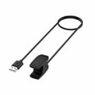 For Garmin Descent G1 Solar letel Watch Charging Charger Charging Clip With Data Function(Black) - 1