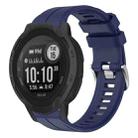 For Garmin  Instinct 2 Solar Solid Color Sports Silicone Watch Band(Midnight Blue) - 1