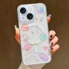 For iPhone 15 Cosmic Star MagSafe TPU Phone Case(Transparent) - 1