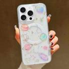 For iPhone 16 Pro Cosmic Star MagSafe TPU Phone Case(Transparent) - 1