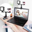 C038 For Live Broadcast Conference 1/4 Screw Aluminum Alloy Laptop Monitor Clip Fill Light Holder - 6