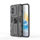 For  Honor 100 Supersonic Armor PC Hybrid TPU Phone Case(Black) - 1