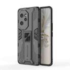 For Honor 100 Pro Supersonic Armor PC Hybrid TPU Phone Case(Black) - 1