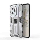 For Honor 100 Pro Supersonic Armor PC Hybrid TPU Phone Case(Grey) - 1