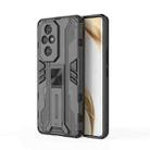 For Honor 200 Pro Supersonic Armor PC Hybrid TPU Phone Case(Black) - 1