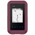 For Garmin eTrex Solar Stopwatch Silicone Protective Case(Wine Red) - 1