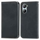 For ZTE Libero 5G IV Retro Skin Feel Magnetic Leather Phone Case(Black) - 2