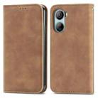 For ZTE Libero 5G IV Retro Skin Feel Magnetic Leather Phone Case(Brown) - 2