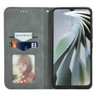 For ZTE Libero 5G IV Retro Skin Feel Magnetic Leather Phone Case(Grey) - 3