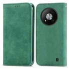 For ZTE Blade A73 5G Retro Skin Feel Magnetic Leather Phone Case(Green) - 2