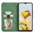 For ZTE Blade A73 5G Retro Skin Feel Magnetic Leather Phone Case(Green) - 3