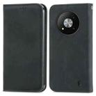 For ZTE Blade A73 5G Retro Skin Feel Magnetic Leather Phone Case(Black) - 2