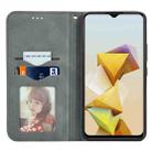 For ZTE Blade A73 5G Retro Skin Feel Magnetic Leather Phone Case(Grey) - 3