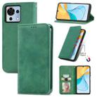 For ZTE Blade V50 Vita Retro Skin Feel Magnetic Leather Phone Case(Green) - 1