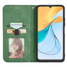 For ZTE Blade V50 Vita Retro Skin Feel Magnetic Leather Phone Case(Green) - 3