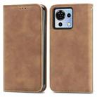 For ZTE Blade V50 Vita Retro Skin Feel Magnetic Leather Phone Case(Brown) - 2