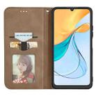 For ZTE Blade V50 Vita Retro Skin Feel Magnetic Leather Phone Case(Brown) - 3