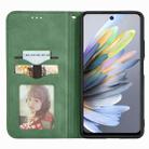 For ZTE Blade A75 4G Retro Skin Feel Magnetic Leather Phone Case(Green) - 3