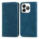 For ZTE Blade A75 4G Retro Skin Feel Magnetic Leather Phone Case(Blue) - 2