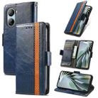 For ZTE Libero 5G IV CaseNeo Splicing Dual Magnetic Buckle Leather Phone Case(Blue) - 1