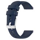 For Huawei Watch GT4 41mm 20mm Smooth Solid Color Silicone Watch Band(Midnight Blue) - 2