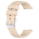For Huawei Watch GT2 42mm 20mm Smooth Solid Color Silicone Watch Band(Beige) - 2