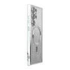 For Samsung Galaxy S25 Ultra 5G ENKAY Hat-Prince Magnetic Glitter Plated TPU Phone Case with Lens Film(Silver) - 1