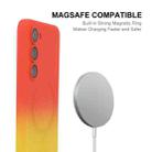 For Samsung Galaxy S23 5G ENKAY Hat-Prince MagSafe Rainbow Gradient Silicone Phone Case with Lens Film(Dark Blue) - 2