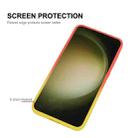 For Samsung Galaxy S23 5G ENKAY Hat-Prince MagSafe Rainbow Gradient Silicone Phone Case with Lens Film(Dark Blue) - 3