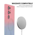 For Samsung Galaxy S25 Ultra 5G ENKAY Hat-Prince MagSafe Rainbow Gradient Silicone Phone Case with Lens Film(Green Blue) - 2