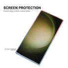 For Samsung Galaxy S25 Ultra 5G ENKAY Hat-Prince MagSafe Rainbow Gradient Silicone Phone Case with Lens Film(Green Blue) - 3