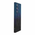 For Samsung Galaxy S25 Ultra 5G ENKAY Hat-Prince MagSafe Rainbow Gradient Silicone Phone Case with Lens Film(Dark Blue) - 1