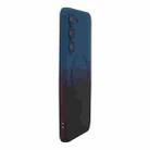 For Samsung Galaxy S25 5G ENKAY Hat-Prince MagSafe Rainbow Gradient Silicone Phone Case with Lens Film(Dark Blue) - 1