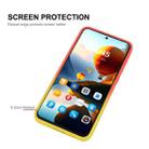 For Samsung Galaxy A55 ENKAY Hat-Prince MagSafe Rainbow Gradient Silicone Phone Case with Lens Film(Green Blue) - 3