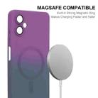 For Samsung Galaxy A06 4G / 5G ENKAY Hat-Prince MagSafe Rainbow Gradient Silicone Phone Case with Lens Film(Pink Blue) - 3