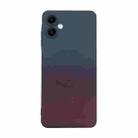 For Samsung Galaxy A06 4G / 5G ENKAY Hat-Prince MagSafe Rainbow Gradient Silicone Phone Case with Lens Film(Dark Blue) - 1