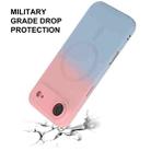 For iPhone Air ENKAY Hat-Prince MagSafe Rainbow Gradient Silicone Phone Case with Lens Film(Purple Blue) - 2