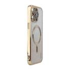 For iPhone 14 Pro Max ENKAY Hat-Prince Magnetic Glitter Plated Shockproof Phone Case with Lens Film(Golden) - 1