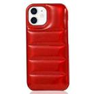 For iPhone 11 Laser Aurora Down Jacket All-inclusive Phone Case(Red) - 1